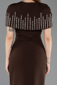 Standesamtkleid Lang Braun ABU5889
