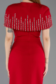 Standesamtkleid Lang Rot ABU5889