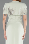 Standesamtkleid Lang Minzgrün ABU5889