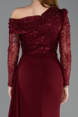 Abendkleid Lang Weinrot ABU5893