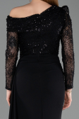 Abendkleid Lang Schwarz ABU5893