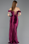 Kirschrot Abendkleid Lang ABU3611