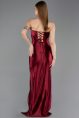 Weinrot Abschlusskleid Lang ABU4944