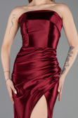 Weinrot Abschlusskleid Lang ABU4944