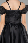Abendkleid für Kinder Kurz Schwarz ABK2566