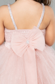 Abendkleid für Kinder Kurz Altrosa ABK2569