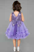 Abendkleid für Kinder Kurz Violette ABK2570