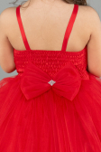 Abendkleid für Kinder Kurz Rot ABK2571