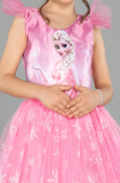 Abendkleid für Kinder Lang Rosa ABU5906