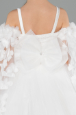 Brautkleid für Kinder Lang Weiß ABG179
