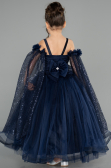 Brautkleid für Kinder Lang Marineblau ABG179