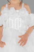 Brautkleid für Kinder Lang Weiß ABG181