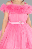 Brautkleid für Kinder Lang Rosa ABG183