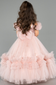 Brautkleid für Kinder Lang Puder ABG183