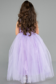 Lila Abendkleid Für Kinder Lang ABU3031