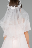 Abendkleid für Kinder Kurz Lachs ABK2295