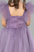 Abendkleid für Kinder Lang Lavendel ABU4239