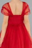 Abendkleid für Kinder Lang Rot ABU3566