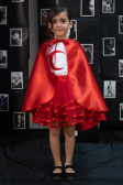 Mädchen Cape Rot KT100