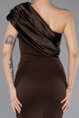 Braun Partykleid Midi ABK2337