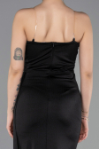 Abschlusskleid Lang Schwarz ABU5746