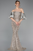 Minzgrün Abendkleid İm Meerjungfrau-Stil Lang ABU4308