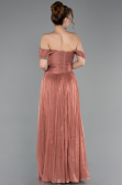 Abschlusskleid Lang Chiffon Zimtfarben ABU5920