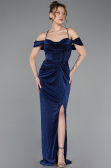 Abschlusskleid Lang Sächsischblau ABU5925