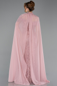 Abendkleid Lang Perlenbesetzt Puder ABU5915