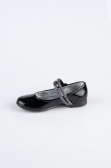 Kinder-Ballerina Gemustert Schwarz ORS3101