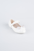 Kinder-Ballerina Leder Weiß SE2