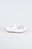 Kinder-Ballerina Lackleder Weiß ORR3100