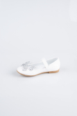 Kinder-Ballerina Lackleder Weiß ORR3100