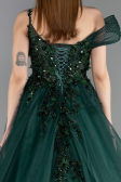 Designer Abendkleid Lang Smaragdgrün ABU5960