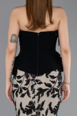 Designer Abendkleid Lang Schwarz ABU5954