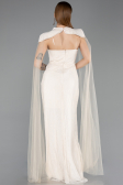 Abendkleid Lang Spitze Beige ABU5941