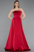 Abendkleid Lang Satin Rot ABU5932