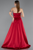 Abendkleid Lang Satin Rot ABU5932