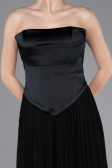 Partykleid Kurz Chiffon Schwarz ABK2590