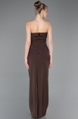Abschlusskleid Lang Braun ABU5970