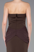 Abschlusskleid Lang Braun ABU5970