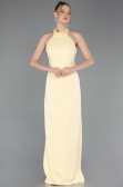 Abschlusskleid Lang Gelb ABU5971