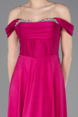 Abschlusskleid Lang Fuchsie ABU5938