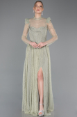 Standesamtkleid Lang Spitze Minzgrün ABU5887