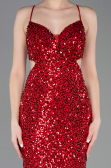 Abschlusskleid Lang Rot ABU5980