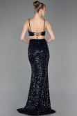 Abschlusskleid Lang Marineblau ABU5980