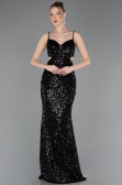 Abschlusskleid Lang Schwarz ABU5980