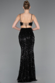 Abschlusskleid Lang Schwarz ABU5980