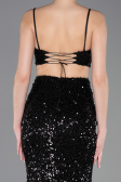Abschlusskleid Lang Schwarz ABU5980