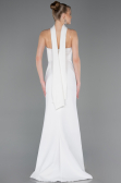 Abendkleid Lang Weiß ABU5981